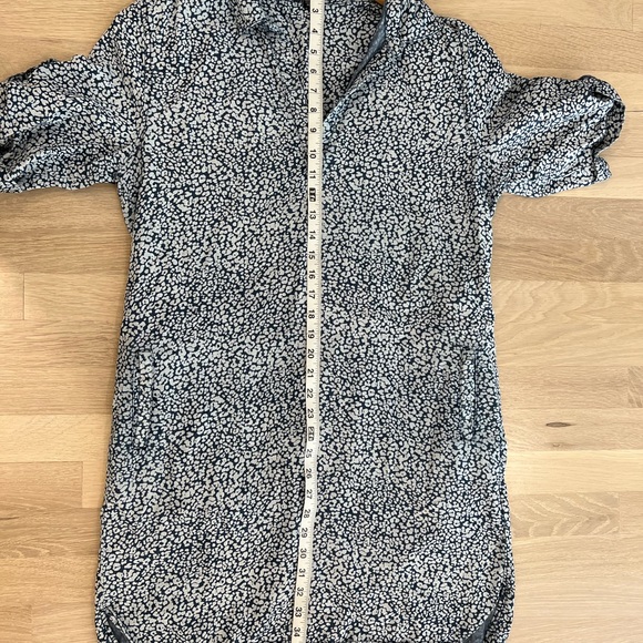 Velvet Heart Blue and White Floral Linen Dress - Picture 8 of 10